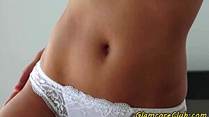 oh wow, this lovely european pornstar model with small tits rubs her pussy so good until she hits that intense orgasm