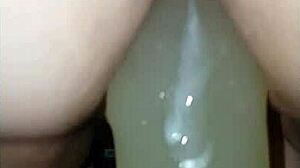 Pov girl huge dildo squat fucking and cumming - comment requests