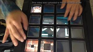 Russian girl does snowy dance in exciting performance