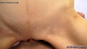 Amateur teen's suspended anal plug adventure