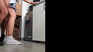 argentine nataly the nympho gets fucked in the kitchen