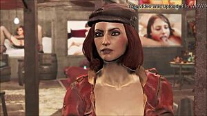 Oh Wow, Fallout 4 Piper's Love Turns Into Steamy Teen Brunette Lesbian Strapon Sex!