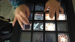 Russian girl does snowy dance in exciting performance