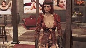 Oh Wow, Fallout 4 Piper's Love Turns Into Steamy Teen Brunette Lesbian Strapon Sex!
