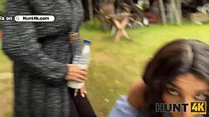 Hunter Loved Outdoor Sex With Hot Brunette Chick!