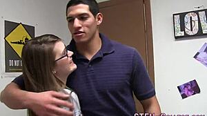 real teen coeds riding dick at wild party