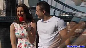 UK Milf Gets Intense Standing Bang From Aussie Bloke In Stockings And Heels