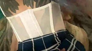 Late for class but right on time for big dick ride!