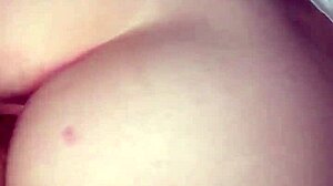 blonde chick hops wildly on that massive big black cock in intense ride