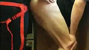 pegging my boyfriend's ass everywhere from kitchen to public fields and bathroom with ass to mouth action