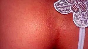 Asian amateur in fishnets enjoys big ass anal with huge interracial action in homemade video