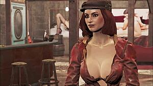 Oh Wow, Fallout 4 Piper's Love Turns Into Steamy Teen Brunette Lesbian Strapon Sex!