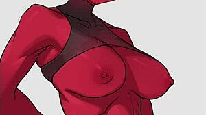 Demon Girl Hentai Compilation With Big Ass Creampie And Cumshot Scenes In Red Theme