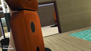 I mean, like, this interracial cuckold wife thing in the gym workout from The Sims 4, ya know?