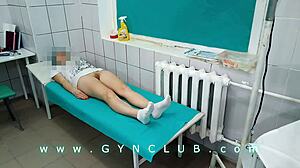 gyno orgasm builds subtly on the chair