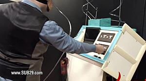 in this extreme bdsm scene the submissive slave endures intense rope domination and hardcore asshole fucking for total submission