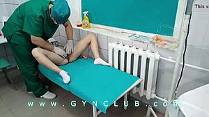 gyno orgasm builds subtly on the chair