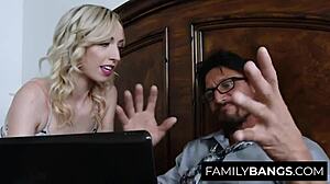 FamilyBangs com ⭐ Skinny babe Zoe Parker gets banged sideways by stepdad Tommy Gunn.