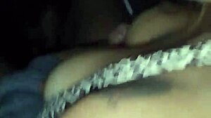 Married Woman Hitches Ride And Sucks Driver's Cock For Cum On Tits
