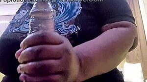 Boyfriend Tee V5 Fucks Curvy Black BBW With Huge Natural Tits And Big Cock In Chubby Sex Scene