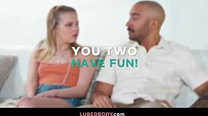 why do coco lovecock and oliver enjoy a nuru massage kit with blowjob deepthroat and wet pussy sex?