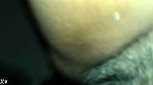 She bends over in doggy style, experiencing intense squirting during the passionate sex session. The moment builds to an explosive release.