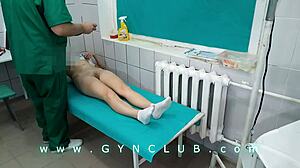 gyno orgasm builds subtly on the chair