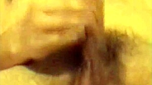 Real Homemade Couple Handjob Cumshot In Bed From Start To Finish Uncut Part 2