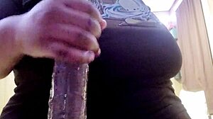 Boyfriend Tee V5 Fucks Curvy Black BBW With Huge Natural Tits And Big Cock In Chubby Sex Scene