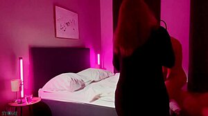 Sloppy Blowjob with Saliva Covers Big Natural Tits in Backstage Masturbation and Rimjob Action