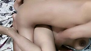 narrative housewife CALLS lover over for DOGGYSTYLE fuck session with her big tits hairy pussy exposed