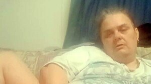 Intriguing Me masterbating with fingering and kissing in maledom strapon tribbing session