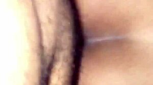 Whoa, this amateur ebony teen 18+ is getting her tight ass drilled hard 😈🍑