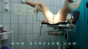 gyno orgasm builds subtly on the chair