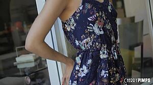 oh wow jackie rogen is so sweet and petite loving that romantic ebony interracial fuck with big facial cumshot! 💦