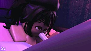 I had a late night blowjob session in Roblox with some wild anime vibes