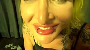 Slutty stripper offers extras deepthroat drool pov doggy facial