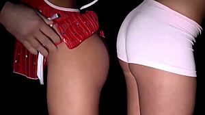 hey, watch 18yo binca sucking cock obediently in tight ropes 😈🪢