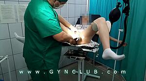 gyno orgasm builds subtly on the chair