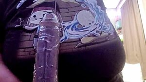 Boyfriend Tee V5 Fucks Curvy Black BBW With Huge Natural Tits And Big Cock In Chubby Sex Scene