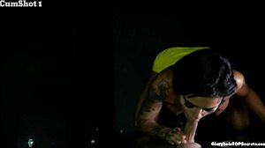 You just fucking love this big cock gloryhole action with teen brunette blowjob and cumshot, dont ya