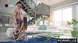 Hey, can I borrow your tight fuck hole for a quick recovery session? Mia River asks her man.