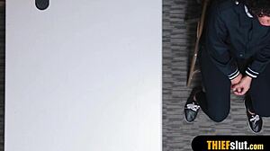 Cute Latina Shoplifter Faces Rough Doggystyle From Pervy Mall Cop