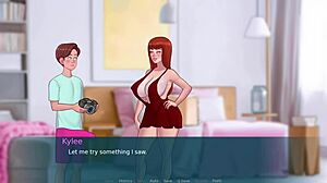 Hey check this big tits bbw teacher and classmate in chubby cartoon parody game