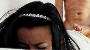 Feeling so horny and erotic as Colombian fucks her stepfather with passion