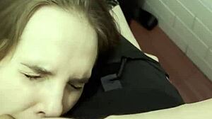 She Suggestively Sucks Off First Guy Met at Nightclub