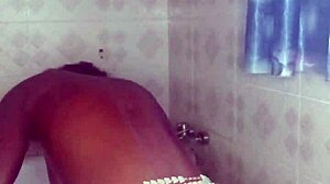 crazy bitch plays with dildos in shower but craves monster cocks for anal assfucking