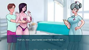 Hey check this big tits bbw teacher and classmate in chubby cartoon parody game