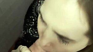 She Suggestively Sucks Off First Guy Met at Nightclub