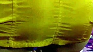 They fuck my big ass in mini skirt with 20 cm dildo